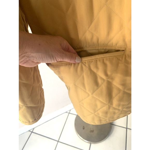 Mens LANVIN Quilted Jacket, Tan, Medium - Picture 8 of 12